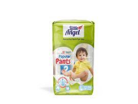 Little Angel Popular Pants Diaper Large Size - L (Pack of 28)